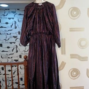 Apiece Apart - Metallic Stripe Dress - Size 8